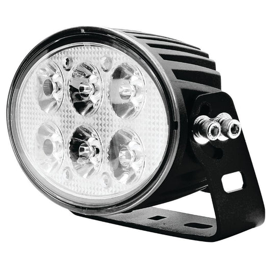 Led Oval Worklamp Flood Beam 10 - 60V 60W 6 Led’s Black Hsng 6,600 Lumens - LED Work Lamps - Hulk 4x4