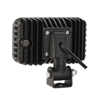 Led Rectangle Flood Beam Worklamp 100 Deg 9 - 36V 10 Led’s 5,600 Lumens LED Work Lamps