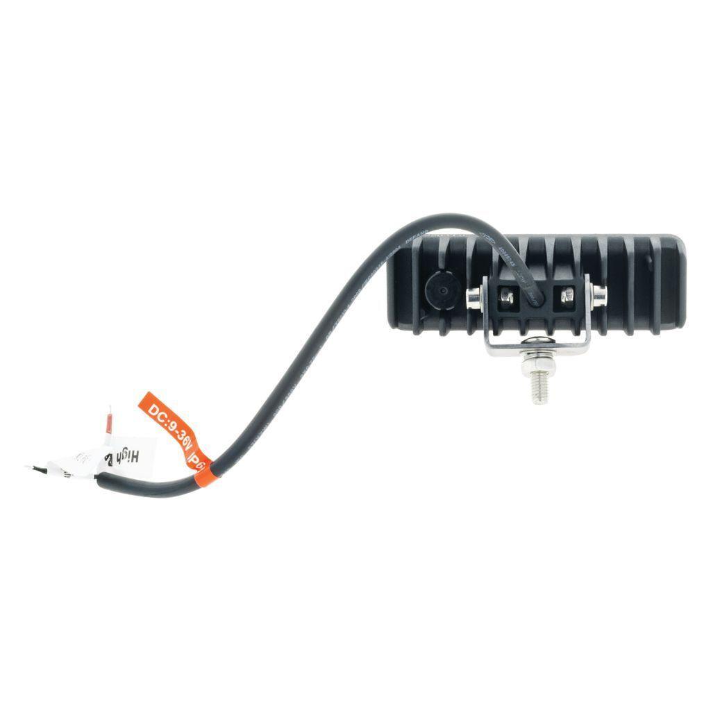 Led Rectgl Worklamp Flood Beam 70 Deg 9-36V 24W 4 Leds Black HSNG 2,400 Lumens LED Work Lamps