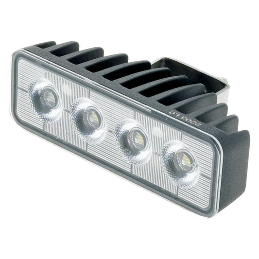 Led Rectgl Worklamp Flood Beam 70 Deg 9 - 36V 24W 4 Leds Black HSNG 2,400 Lumens - LED Work Lamps - Hulk 4x4