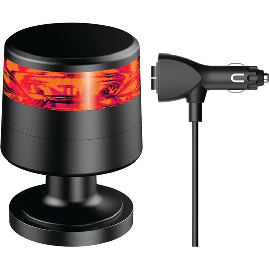 Led Red Beacon 10 - 80V Magnet Mount 10X STRBE 2X Rot Pattns Low Profle Class I - LED Beacons - Hulk 4x4