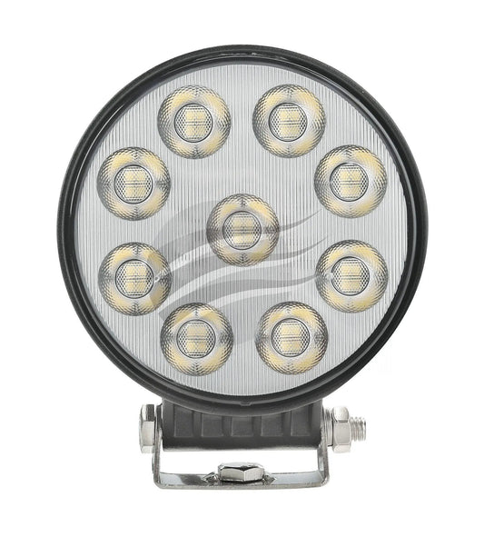 LED Round Worklamp (Flood Beam) 36W - Work Lamps - Ignite