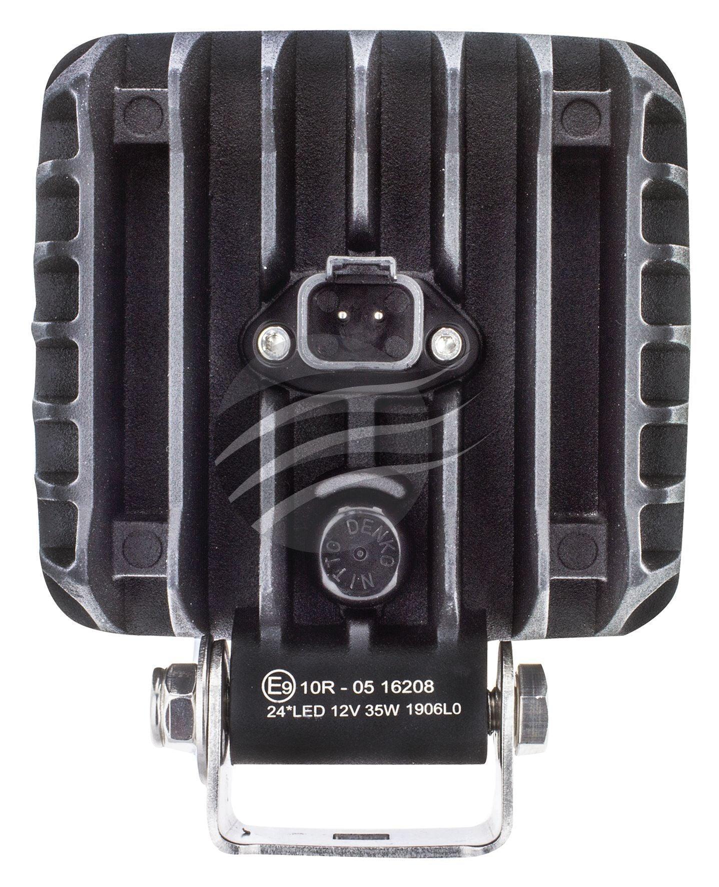 LED Square Worklamp (Flood Beam) 35W Work Lamps