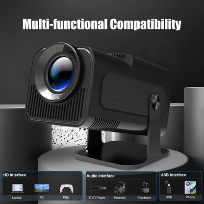 Magcubic Android 11 390ANSI HY320 Projector 4K Native 1080P Dual Wifi6 BT5.0 Cinema Outdoor Portable Projetor Upgrated HY300 Android Projecta