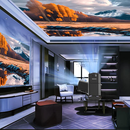 Magcubic Android 11 390ANSI HY320 Projector 4K Native 1080P Dual Wifi6 BT5.0 Cinema Outdoor Portable Projetor Upgrated HY300 Android Projecta