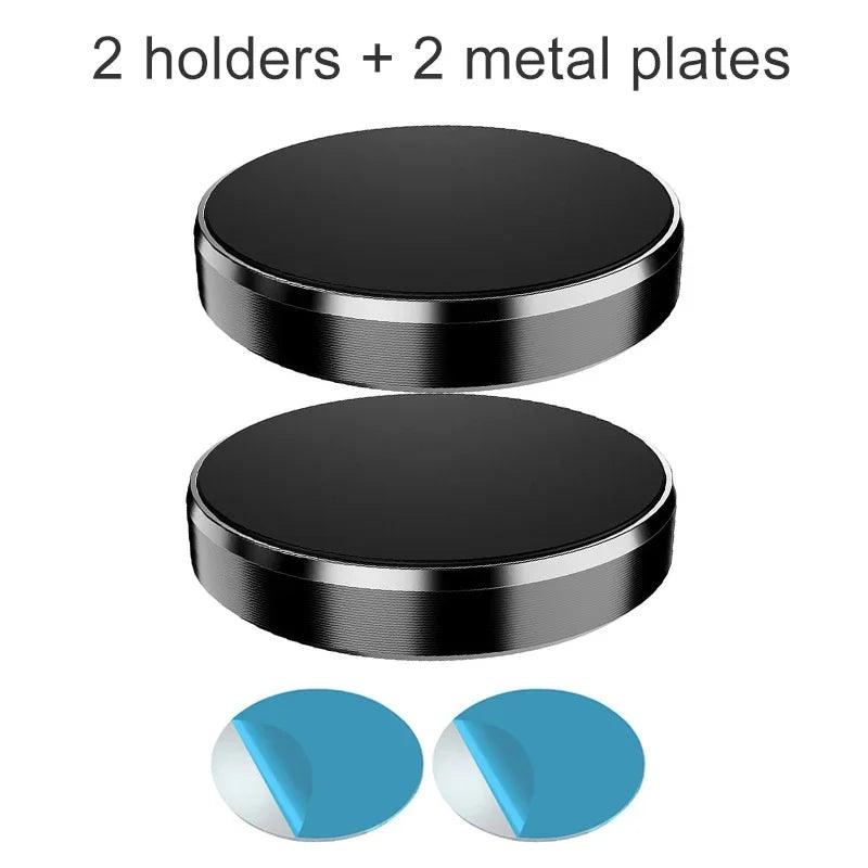 Magnetic Car Phone Holder Universal Car Phone Stand for iPhone Xiaomi Huawei Samsung Dashboard Wall Mounted Car Magnet Sticker - Car Phone Holder - Open Cut Off - Grid
