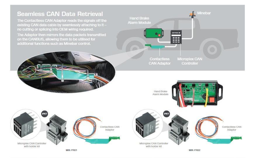 Minebar Integration Kit (With Handbrake Alarm) – Ford Ranger/Everest - PRE ORDER Minebar Integration Kit
