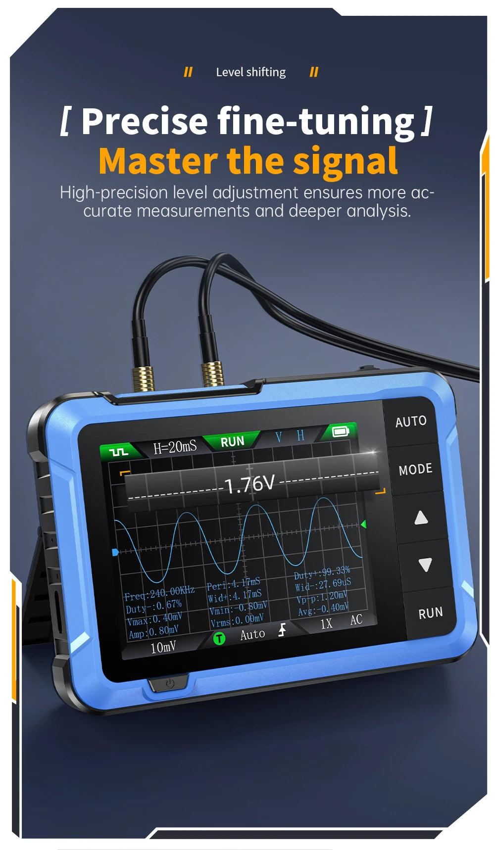 Mini Handheld Digital 2 In 1 Oscilloscope DSO510 DSO153 DSO153 Oscilloscope