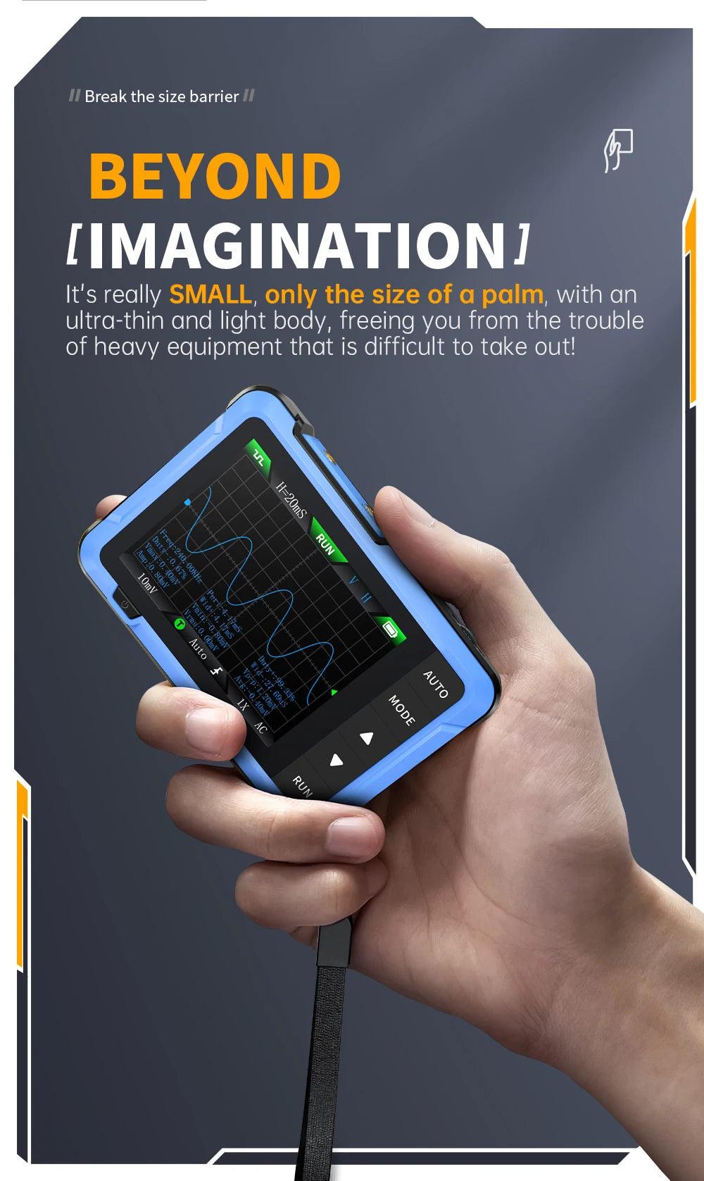 Mini Handheld Digital 2 In 1 Oscilloscope DSO510 DSO153 DSO153 Oscilloscope