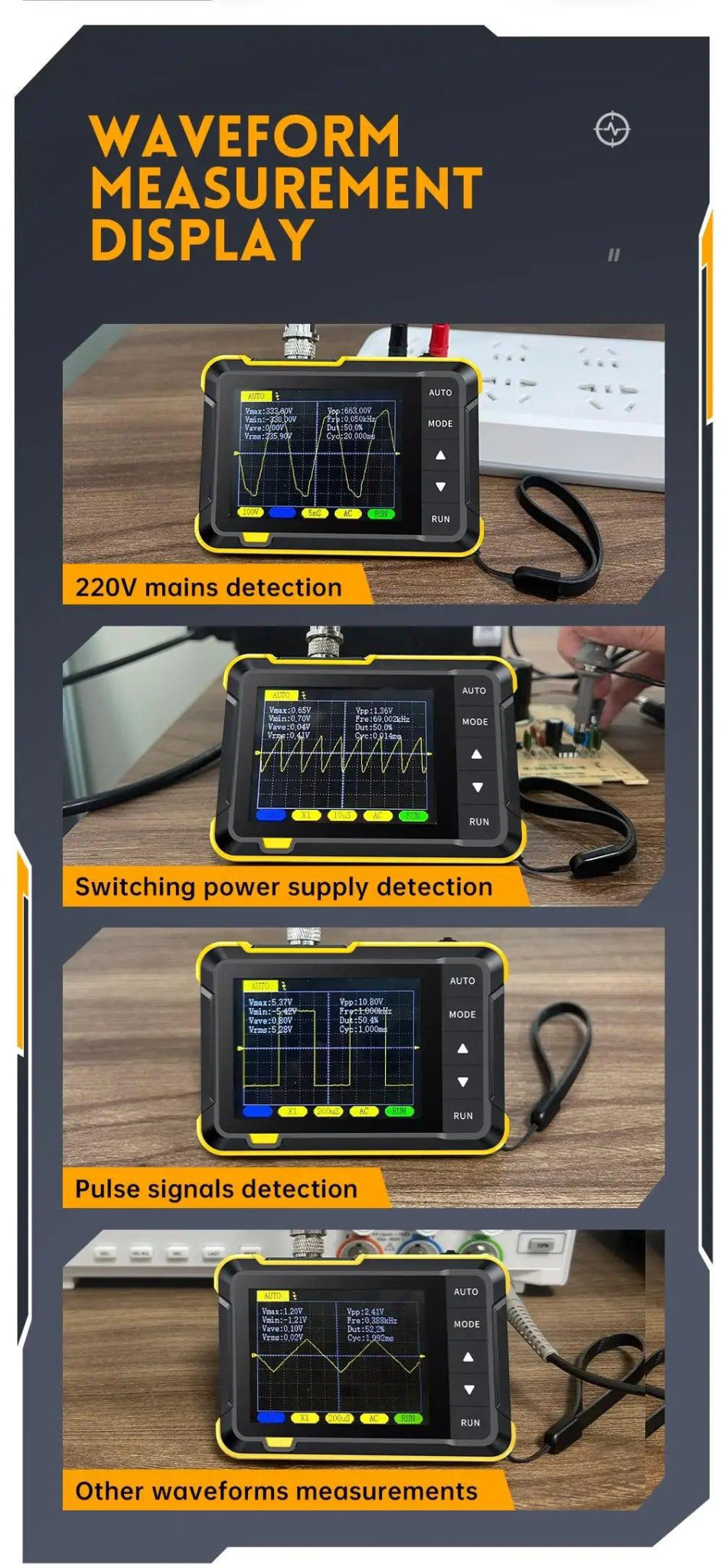Mini Handheld Digital Oscilloscope DSO152 Oscilloscope