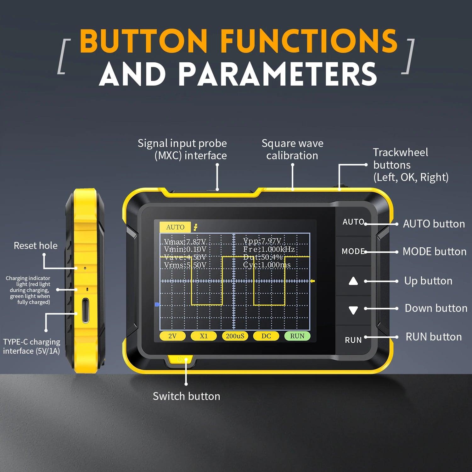 Mini Handheld Digital Oscilloscope DSO152 Oscilloscope