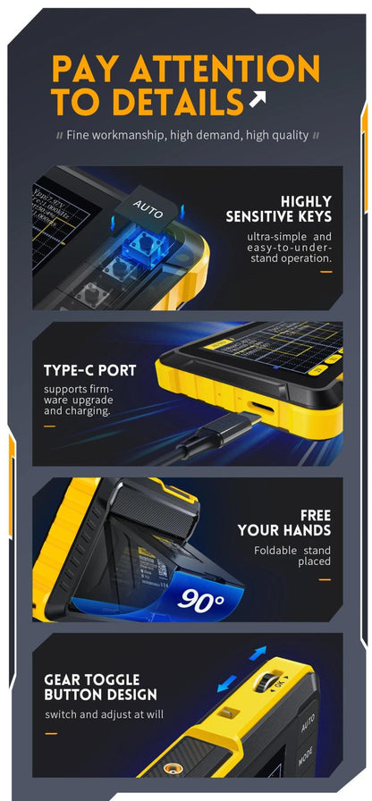 Mini Handheld Digital Oscilloscope DSO152 Oscilloscope