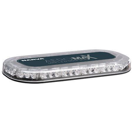 Narva 12/24V Aeromax Amber LED Mini Bar Clear Lens (PERMANENT MOUNT) 365mm LED Warning Lamps