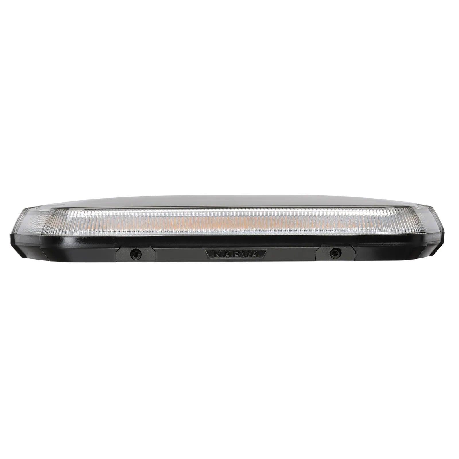 Narva 12/80V Aerotech Low Profile Amber LED Bar Clear Lens (PERMANENT MOUNT) 380mm LED Warning Lamps