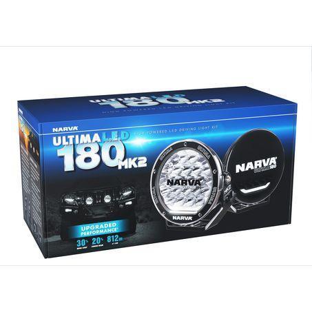 Narva Ultima 180 MK2 Black Driving Light Kit Driving Lights