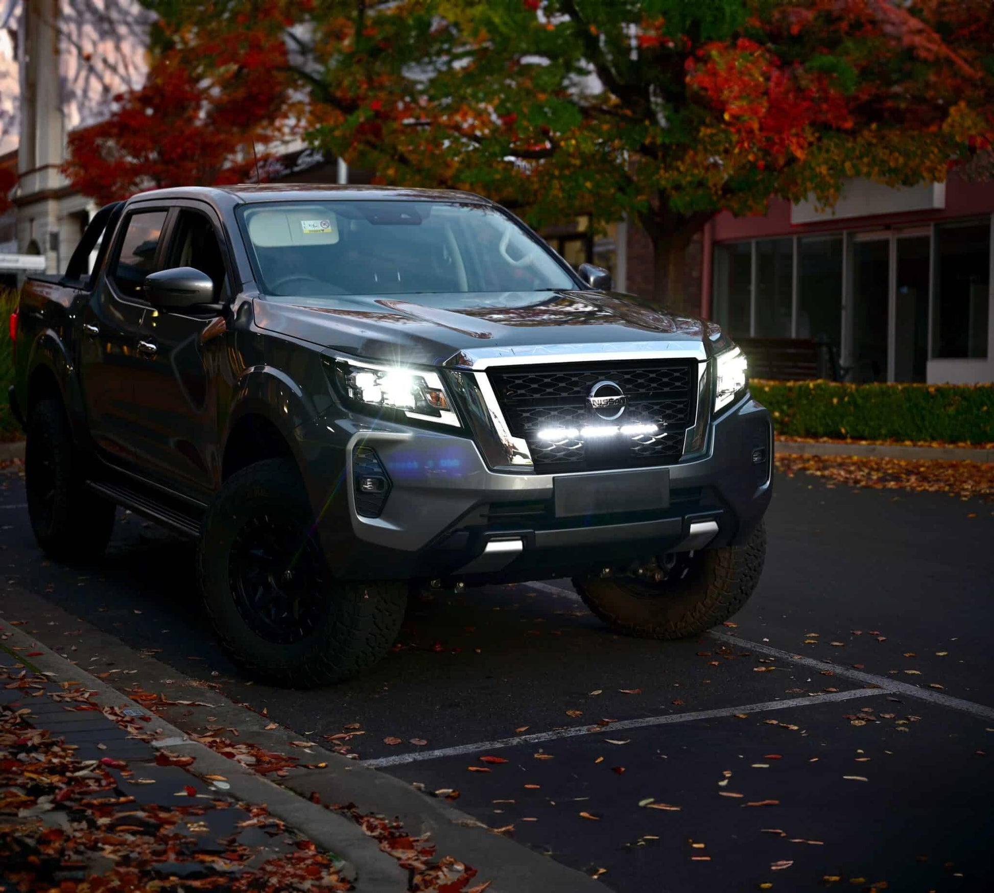 Nissan Navara Series 5 NP300 D23 2021-on Behind Grille Light Bar Kit Behind Grille Integration Kit