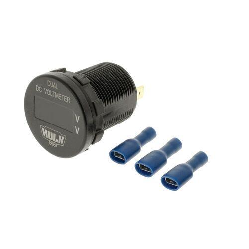 Oled DC Dual Voltmeter - Aux 12v Socket - Hulk 4x4