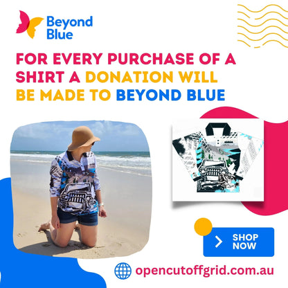 Open Cut Off-Grid Fishing Shirt Fishing Shirt