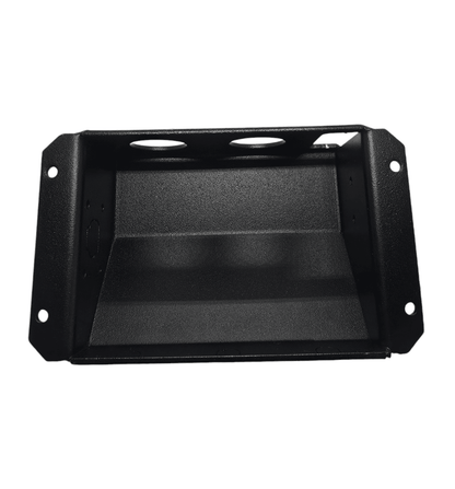 Open Cut Off-Grid Surface Mount Aux Panel (Black) Surface Mount Accessory Panel