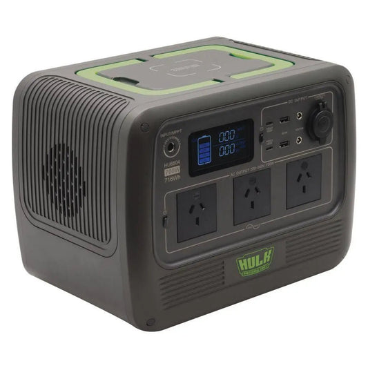 Portable Power Station (With 700w Pure Sine Wave Inverter) - Battery Box - Hulk 4x4