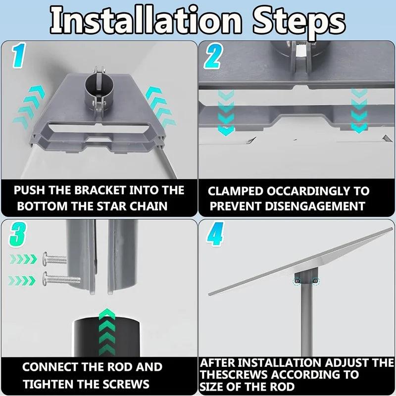 Portable Tripod Mount Tripod Adapter Outdoor Portable Mini Dish Mounting Kit For Starlink GEN3 For Camping And RV Travel Starlink Tripod