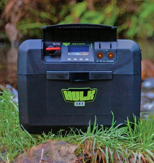 Power Pack 12v Power Supply 300w Modified Sine Inverter DC/DC - Battery Box - Hulk 4x4
