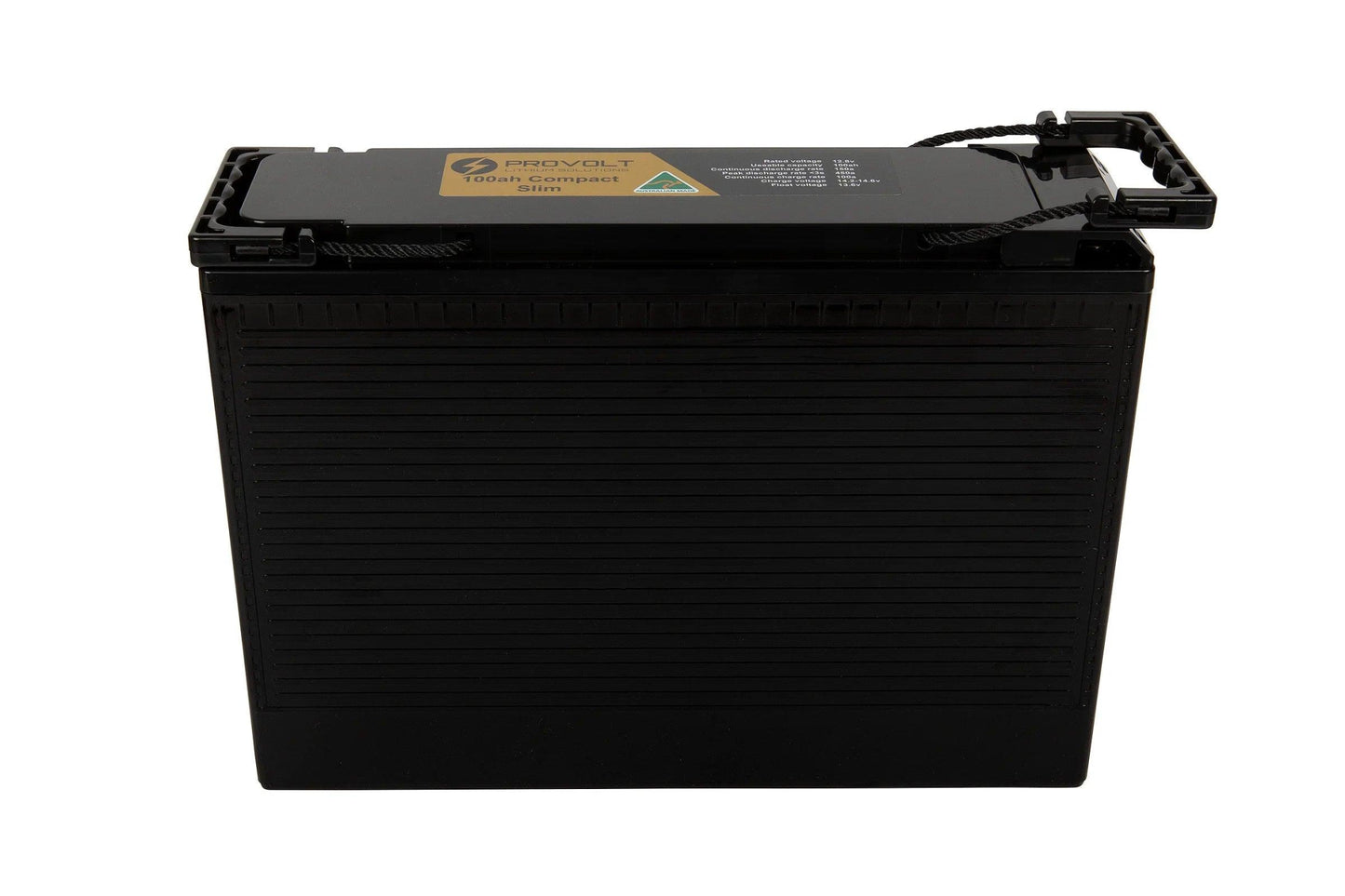 Provolt Compact 100ah Slim Deep Cycle Lithium Battery Compact 12v Lithium Battery