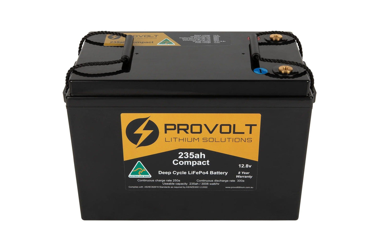Provolt Compact 235ah Deep Cycle Lithium Battery Compact 12v Lithium Battery