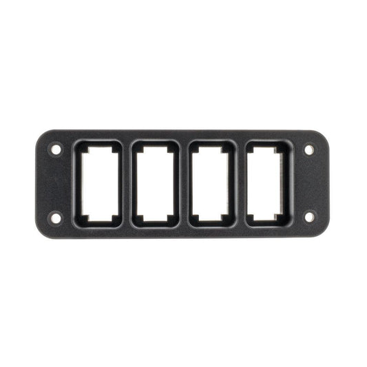 Quad Flush Mount Switch Panel - Early Toyota - Flush Mount Accessory Panel - Hulk 4x4