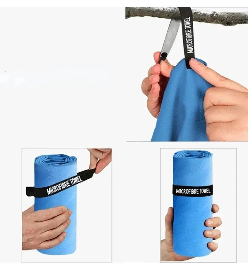 Quick-Drying Sports Towel 40x80CM Blue Grey Green Orange Swimming Gym Fitness Camping Running Beach Washcloth Towels Microfibre Towel