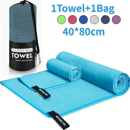 Quick-Drying Sports Towel 40x80CM Blue Grey Green Orange Swimming Gym Fitness Camping Running Beach Washcloth Towels Microfibre Towel