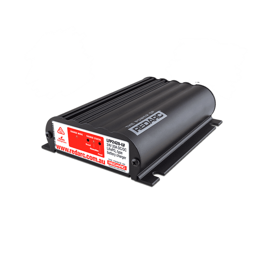 Redarc 24V 20A DC/DC Charger (Under Bonnet) LITHIUM / Low Voltage 24v DC-DC Charger