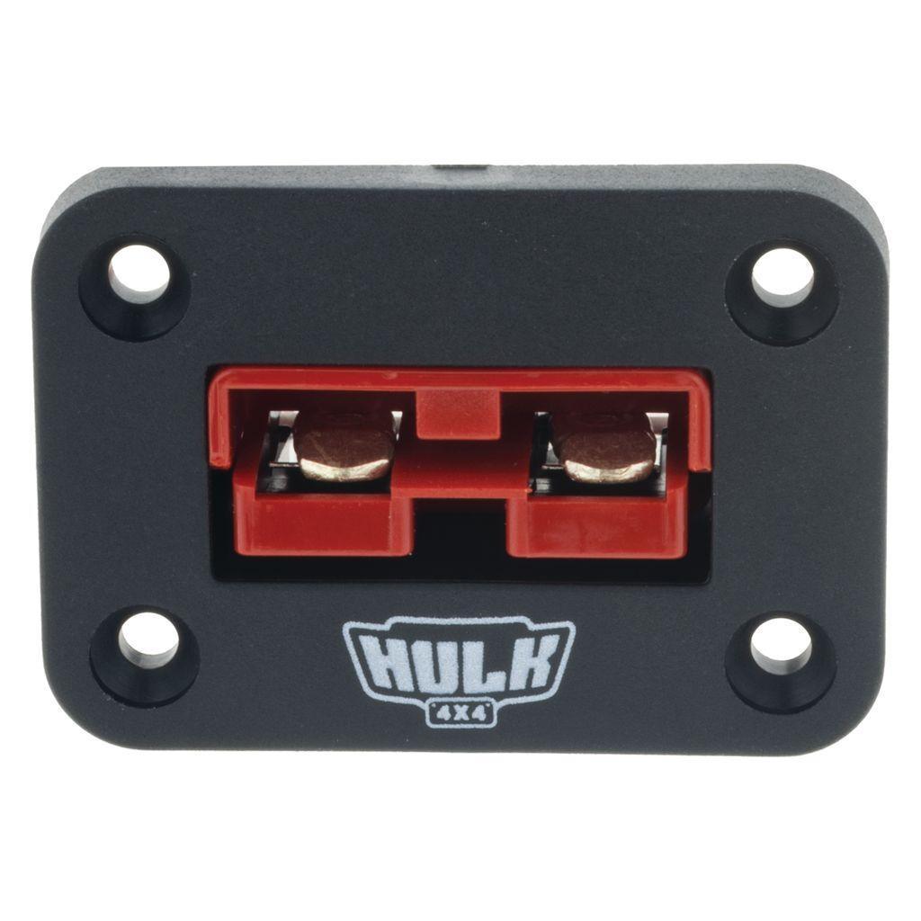 Single Flush Mount Housing W/ 50A Red Plug - Flush Mount Accessory Panel - Hulk 4x4