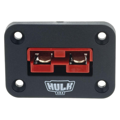 Single Flush Mount Housing W/ 50A Red Plug - Flush Mount Accessory Panel - Hulk 4x4