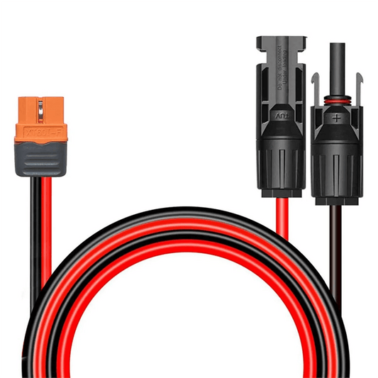 Solar mc4 Connector to XT60i Adapter Cable - Solar Cable - Open Cut Off - Grid