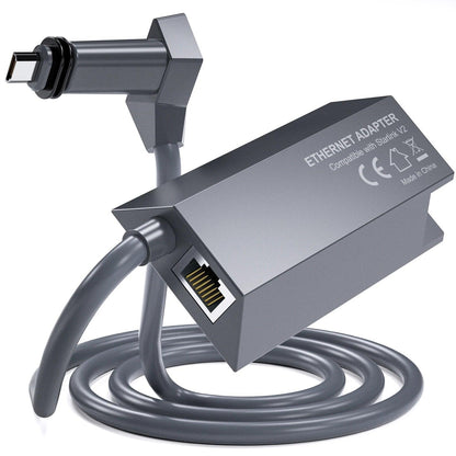 Starlink Ethernet Adapter V2,Satellite Internet V2 for Rectangle Dish Gen2,Satellite Internet Compatible RJ45 Wired External Starlink Cables & Adaptors