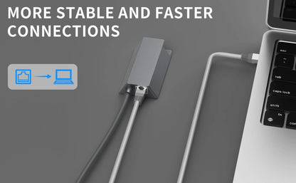 Starlink Ethernet Adapter V2,Satellite Internet V2 for Rectangle Dish Gen2,Satellite Internet Compatible RJ45 Wired External Starlink Cables & Adaptors