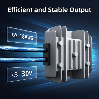 Starlink Mini Cable Car Adapter with Step Up Converter 12V Power Cable with Cigarette Lighter Plug 10-28V to 30V 3.5A Conversion Starlink 12v to 30v Booster