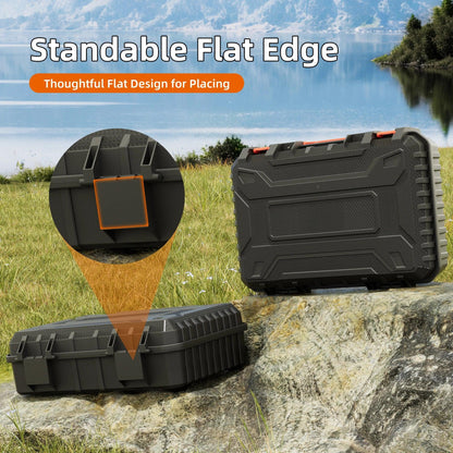 Starlink Mini Case Hard Waterproof Travel Case for Mini Starlink with Molded Foam for Mini Accessories Standable Storage Bag Starlink Protection