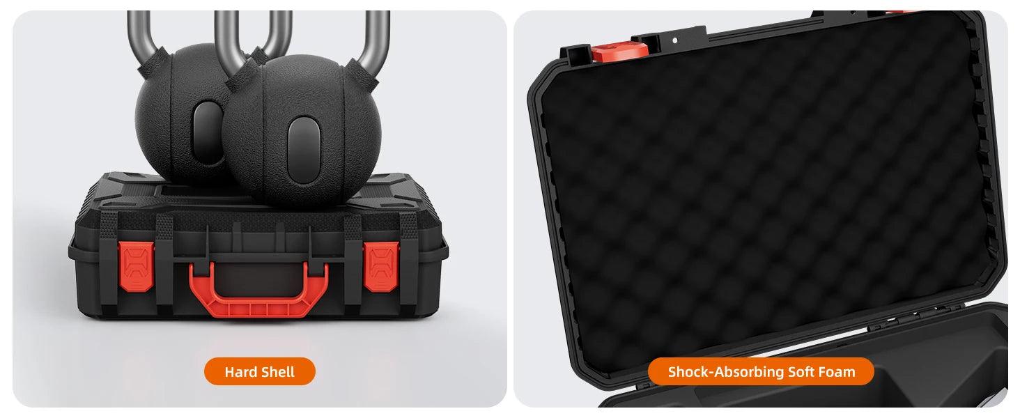 Starlink Mini Case Hard Waterproof Travel Case for Mini Starlink with Molded Foam for Mini Accessories Standable Storage Bag Starlink Protection