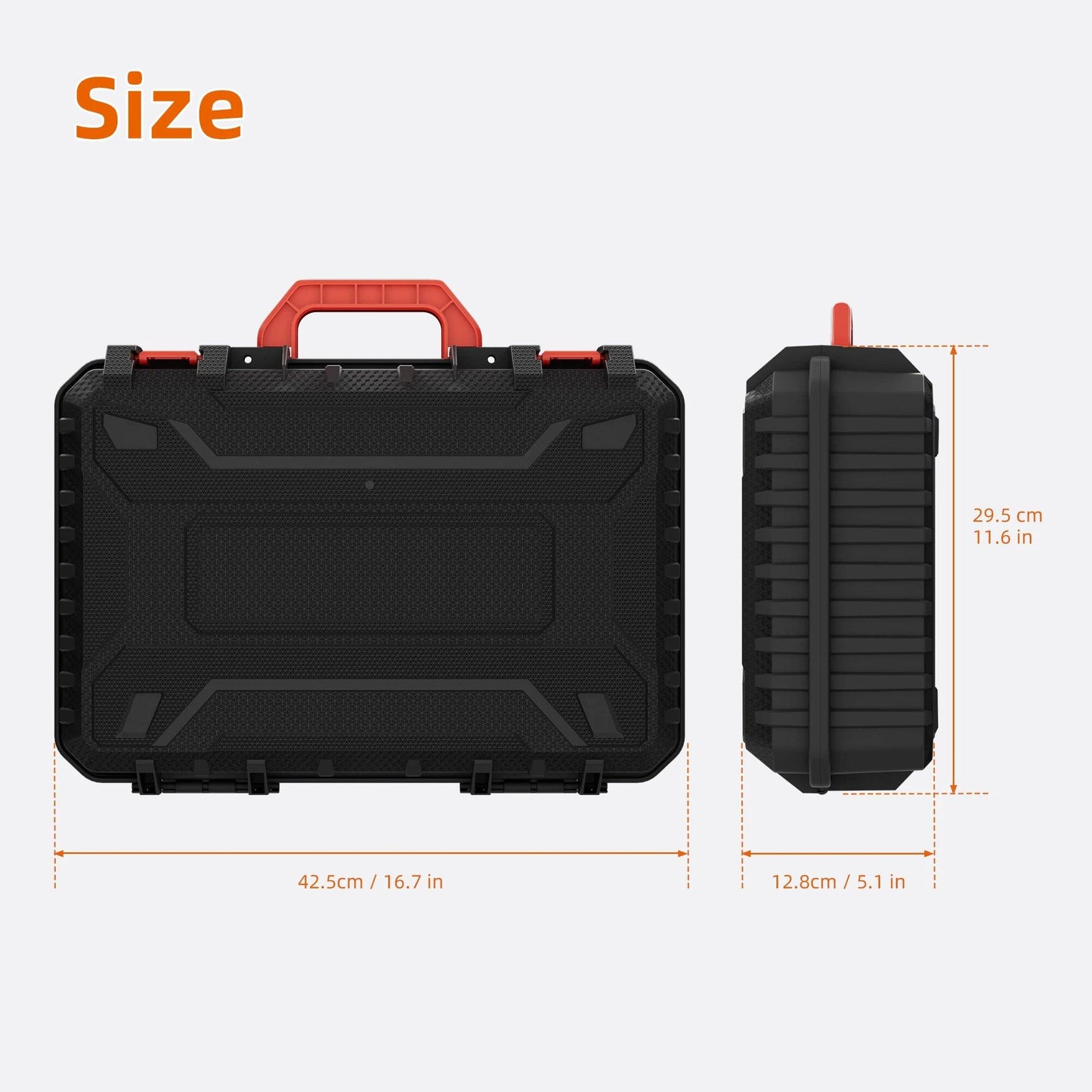 Starlink Mini Case Hard Waterproof Travel Case for Mini Starlink with Molded Foam for Mini Accessories Standable Storage Bag Starlink Protection