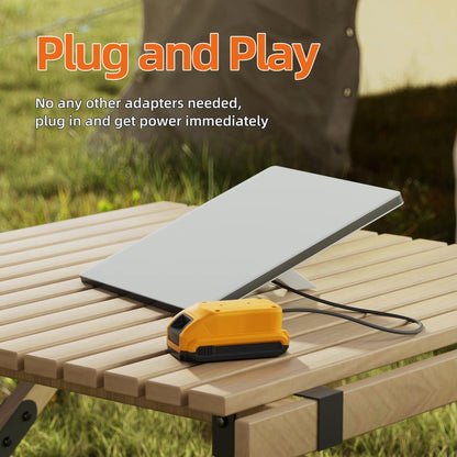 Starlink Mini DC Power Cable For Dewalt 18V-20V Battery Adapter Starlink Mini Dewalt Charger Adapter to DC Power Plug & Play 1M Starlink Cables & Adaptors