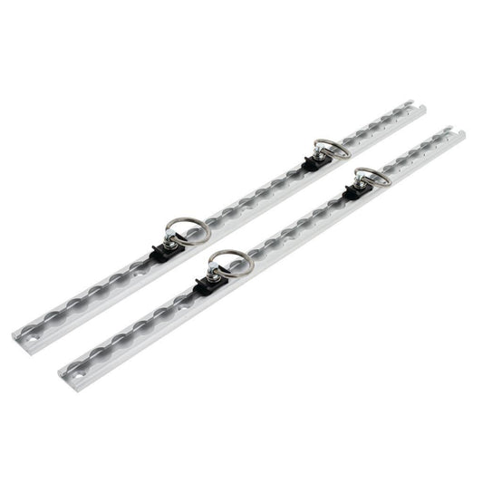 Tiedown Anchor Tracks (2PK) - 600MM - Tie Down Anchors - Hulk 4x4