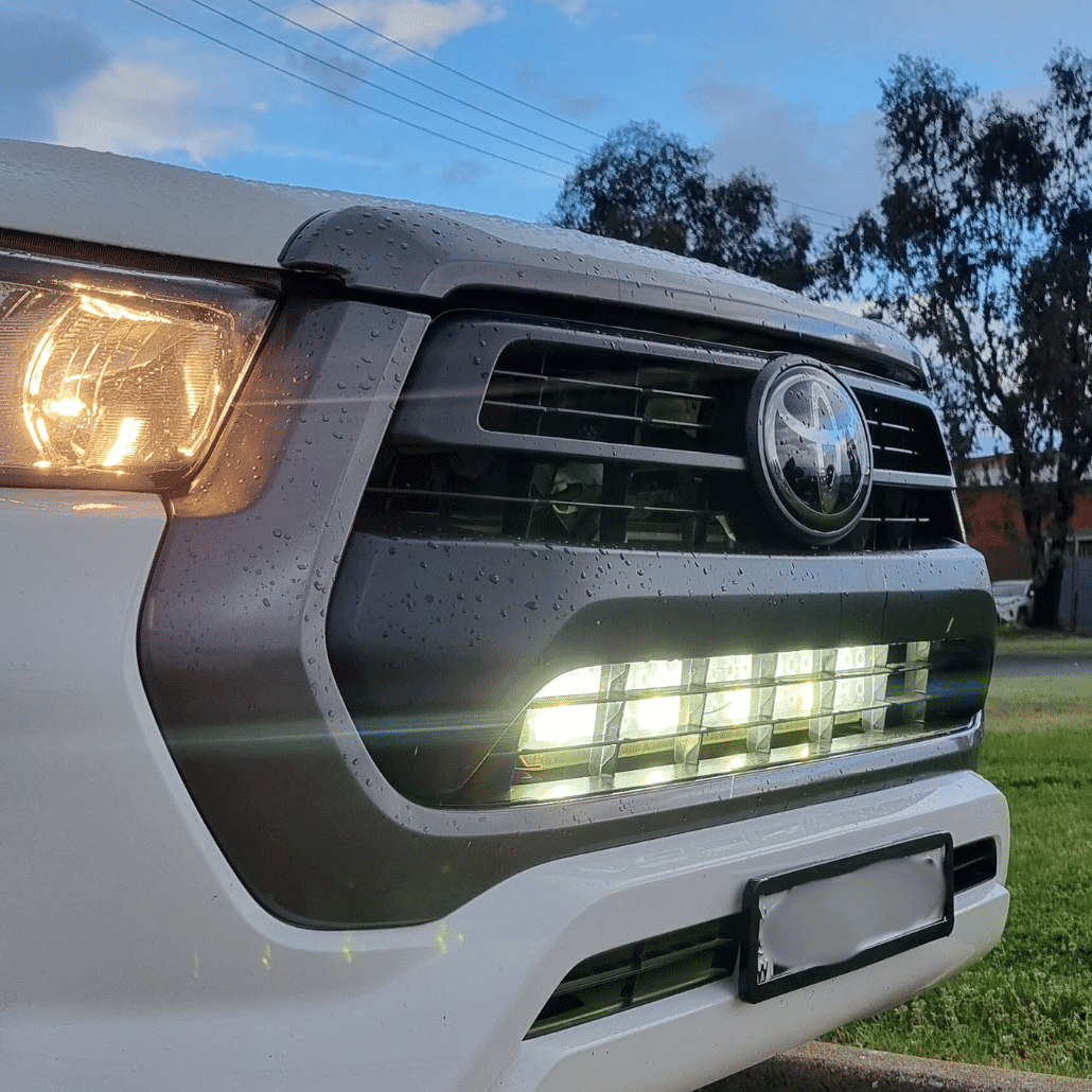 Toyota Hilux N80 2015-2020 Behind Grille Light Bar Kit Behind Grille Integration Kit