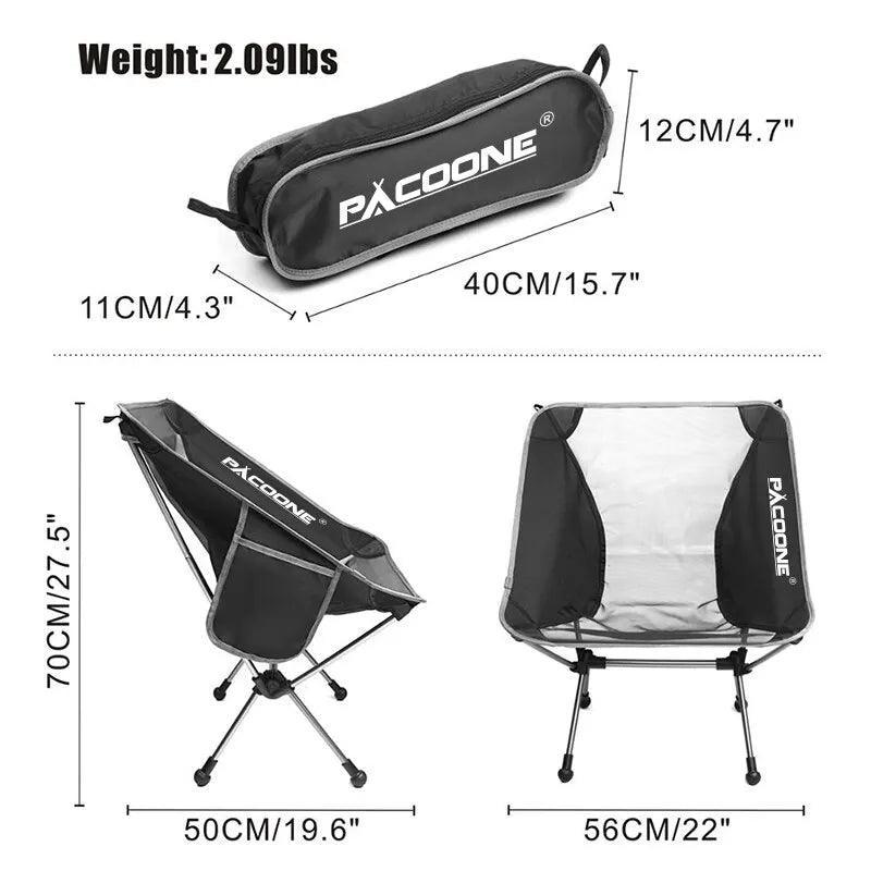 Travel Ultralight Folding Aluminum Chair Superhard High Load Outdoor Camping Portable Beach Hiking Picnic Seat Fishing Chair Camp Chairs