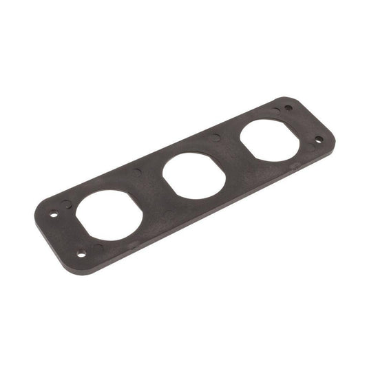 Triple Flush Mount Housing - Flush Mount Accessory Panel - Hulk 4x4
