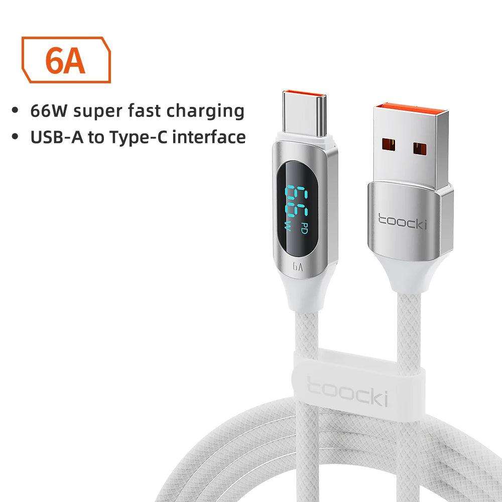 Type C to Type C Cable 100W PD Fast Charging Charger USB C to USB C Display Cable For Xiaomi POCO F3 Realme Macbook iPad - Charging Cable - Open Cut Off - Grid