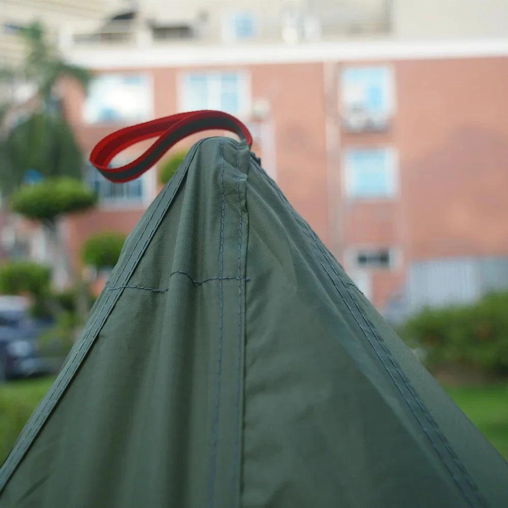 Ultralight Outdoor Camping Pyramid Tent Backpacking Hiking Tents For 1-2 Person Outdoor Camping Tent with Chimney Hole Camping Tent