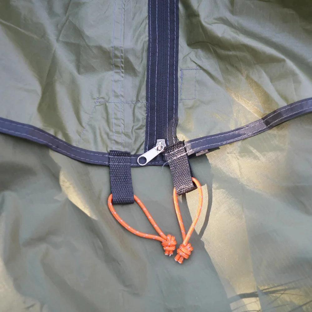 Ultralight Outdoor Camping Pyramid Tent Backpacking Hiking Tents For 1-2 Person Outdoor Camping Tent with Chimney Hole Camping Tent