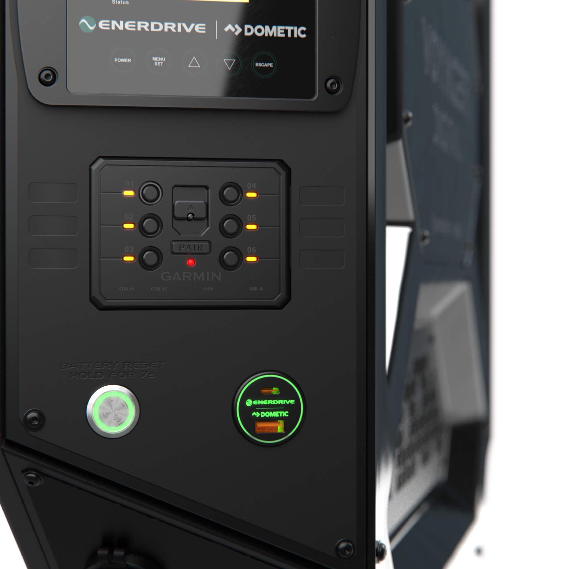 Voyager Digital System LEFT 3000W/100A Inverter-Charger 40DC inc SIMARINE SCQ50 Canopy Power Systems
